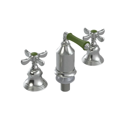 Rubinet Bidet Fitting with Spray, Diverter, and Vacum Breaker (Less Drain) Satin Nickel