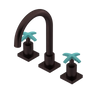 Rubinet Widespread Lav. Set. (less drain) Oil Rubbed Bronze