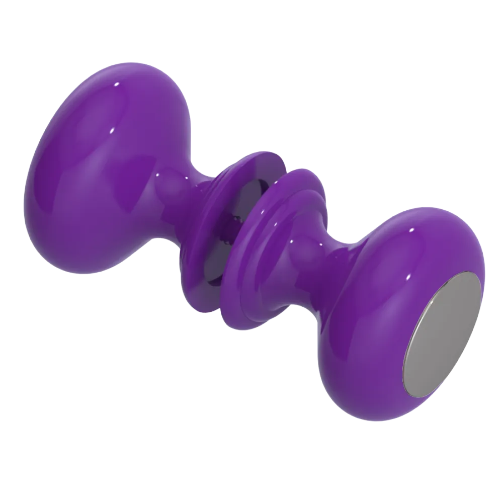 Rubinet Shower Door Knob (set) Purple Haze