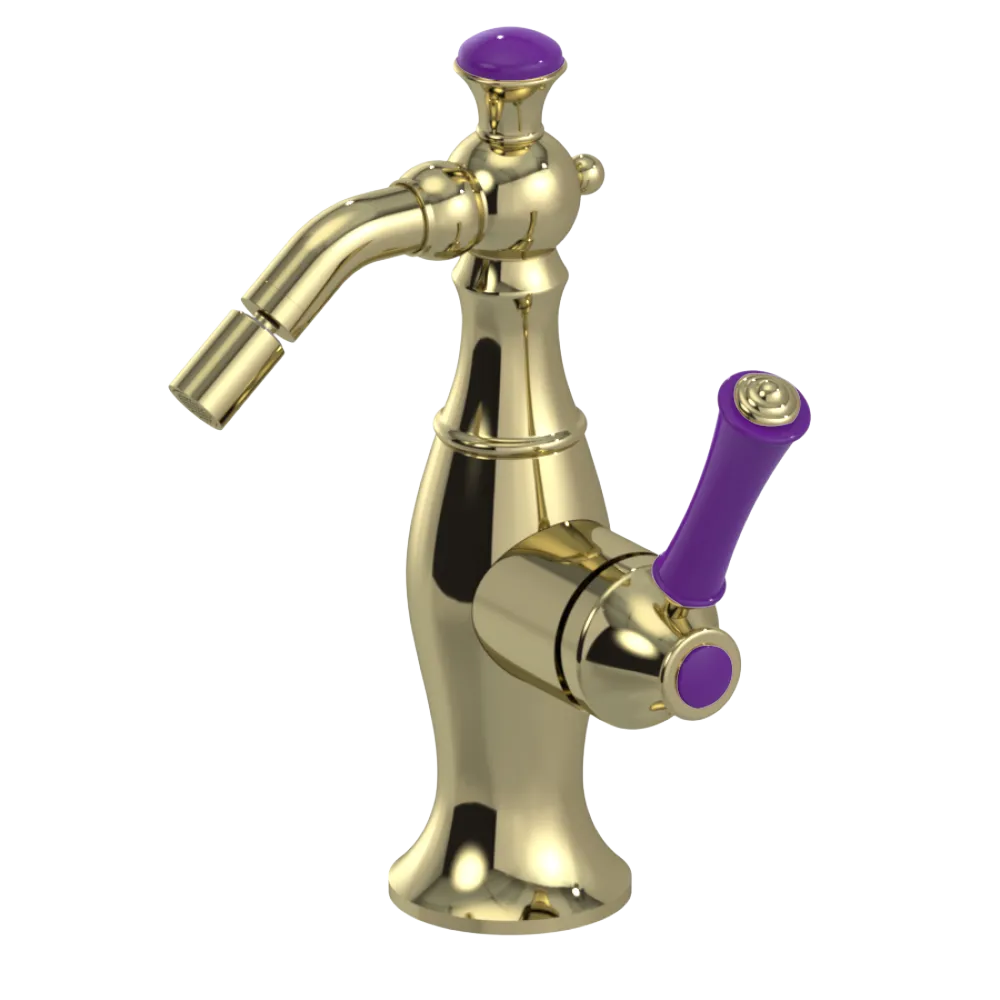 Rubinet Single Control Bidet Fitting (less drain) Gold
