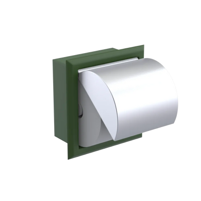 Rubinet RECESSED TOILET PAPER HOLDER Green Envy