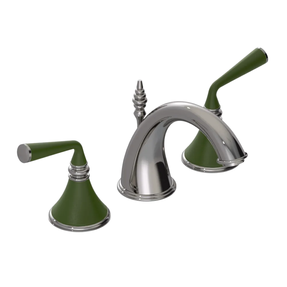 Rubinet Widespread Lav. Set. (less drain) Polished Nickel