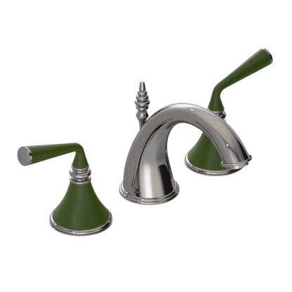 Rubinet Widespread Lav. Set. (less drain) Polished Nickel