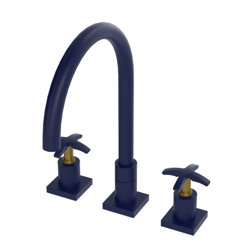 Rubinet Widespread Kitchen Set Midnight Blue