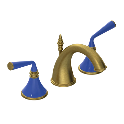 Rubinet Widespread Lav. Set. (less drain) Antique Brass Matt