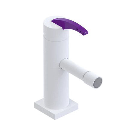 Rubinet Single Control Bidet Fitting (less drain) Matt White