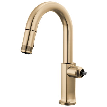 Brizo Pull Down Prep Faucet With Arc Spout Less Handle