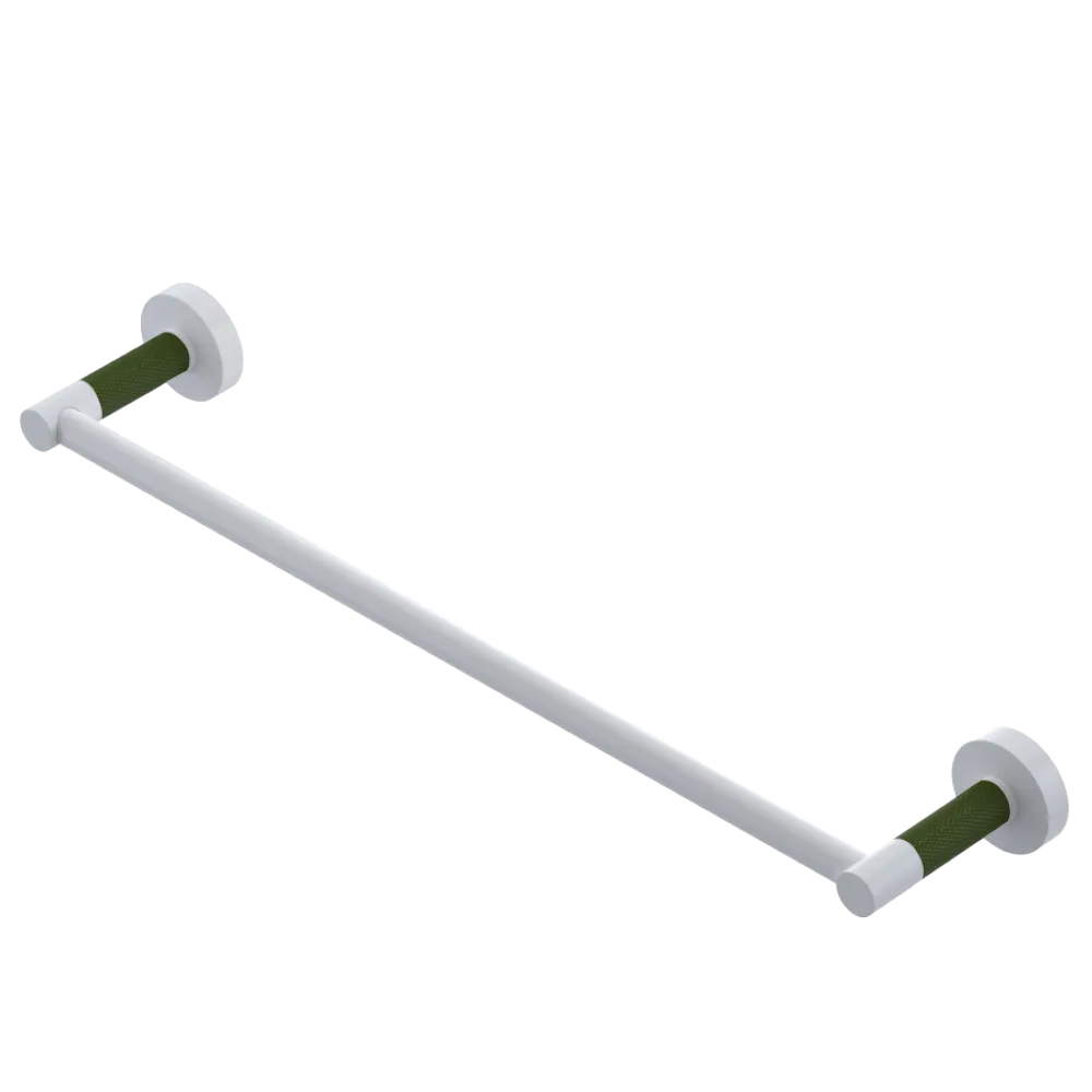 Rubinet Towel Bar 18" Matt White