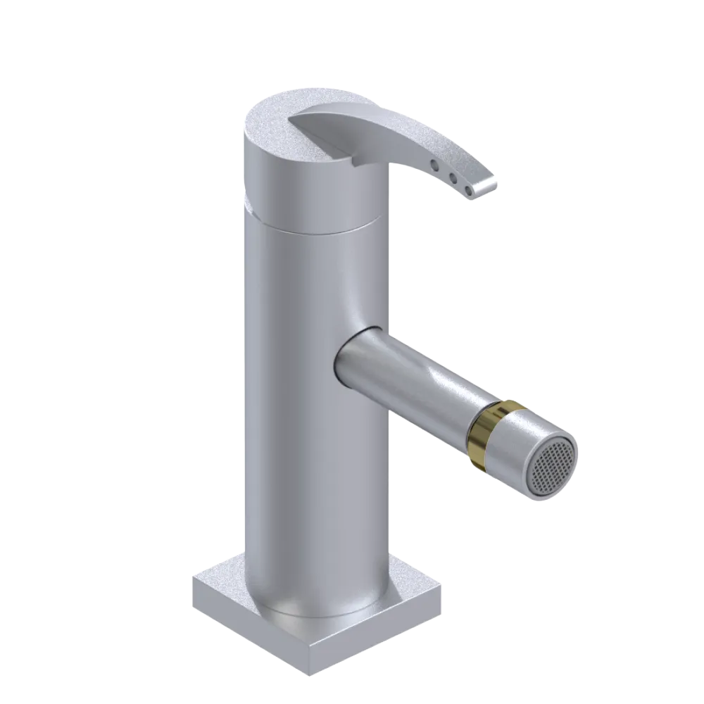 Rubinet Single Control Bidet Fitting (less drain) Satin Chrome