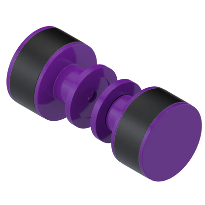 Rubinet Shower Door Knob (set) Purple Haze
