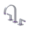 Rubinet Widespread Lav. Set. (less drain) Satin Chrome