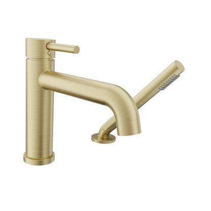 Baril 2-piece tub filler with hand shower