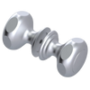 Rubinet Shower Door Knob (set) Satin Chrome