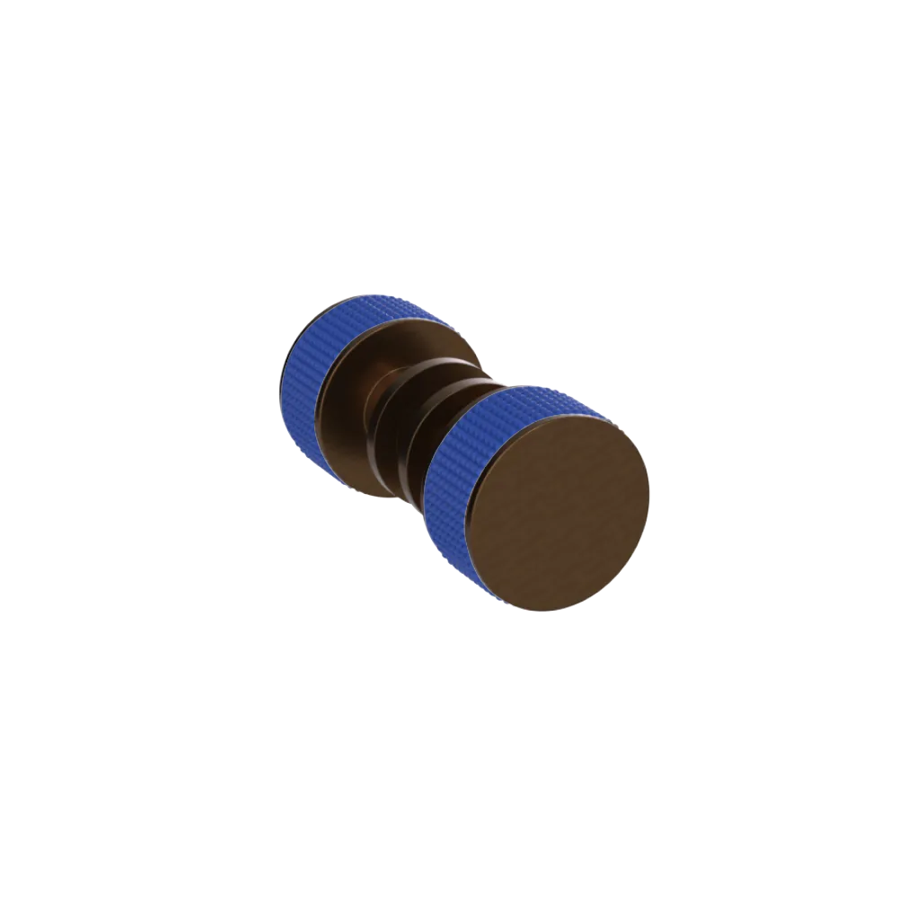 Rubinet Shower Door Knob (set) Tuscan Brass