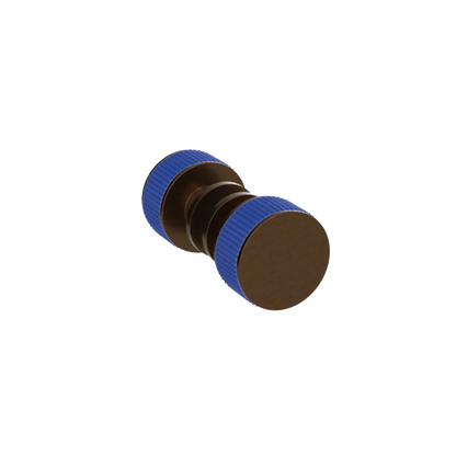 Rubinet Shower Door Knob (set) Tuscan Brass