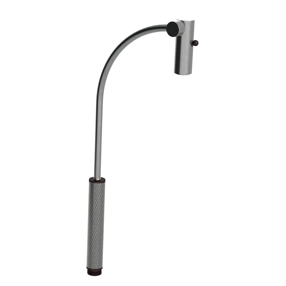 Rubinet Hand Held Shower Bidet Only Satin Nickel
