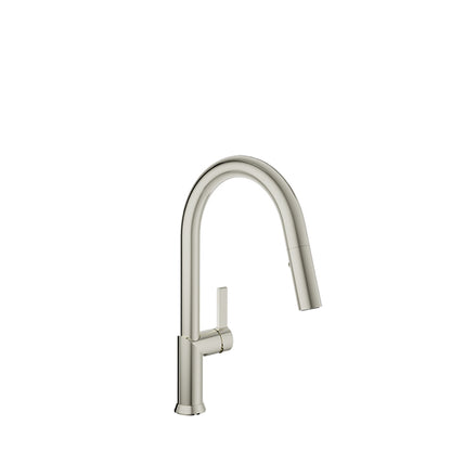 Baril Single-hole kitchen faucet with 2-function pull-down spray
