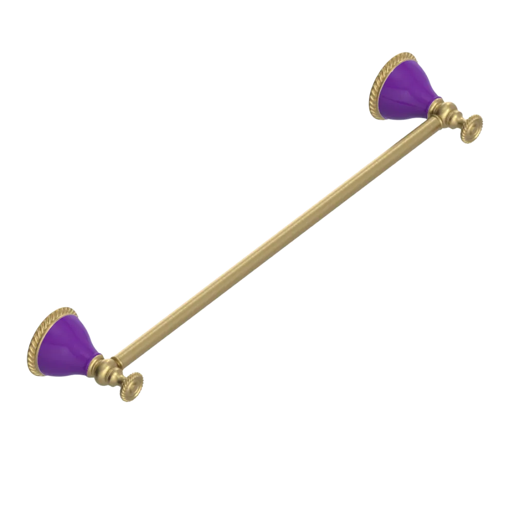 Rubinet Towel Bar 24" Satin Brass