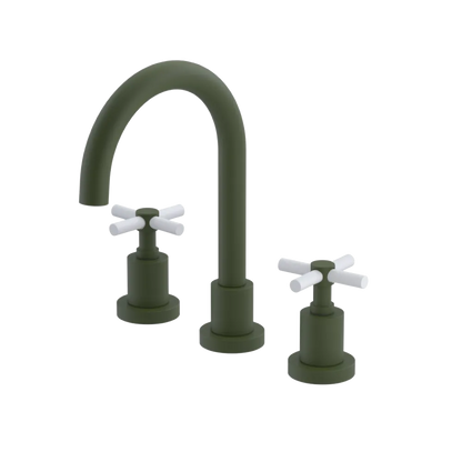 Rubinet Widespread Lav. Set. (less drain) Green Envy