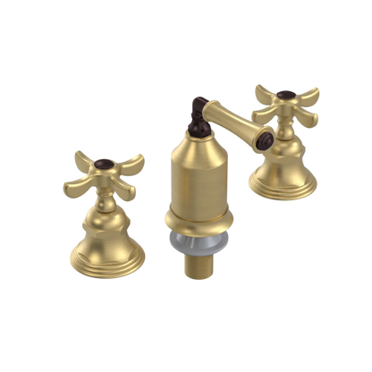 Rubinet Bidet Fitting with Spray, Diverter, and Vacum Breaker (Less Drain) Satin Gold