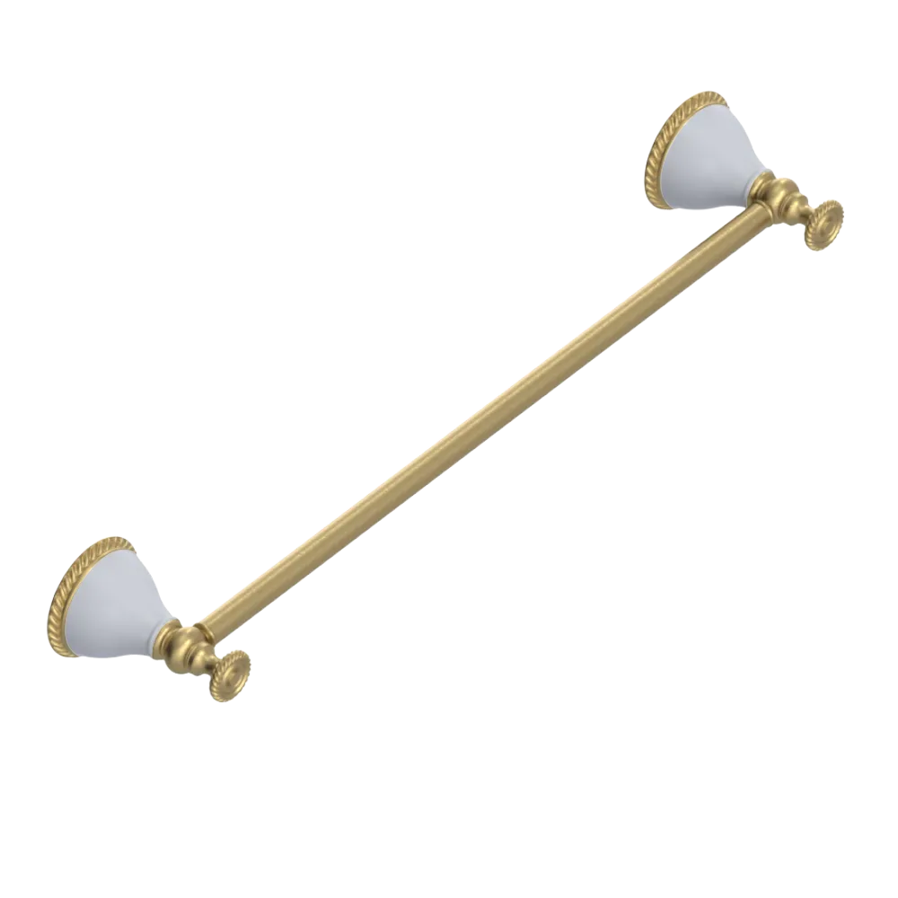 Rubinet Towel Bar 18" Satin Brass
