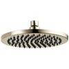Essential Shower Series 8" Linear Round Single-Function Raincan Shower Head - 2.5 GPM - Brilliance® Polished Nickel