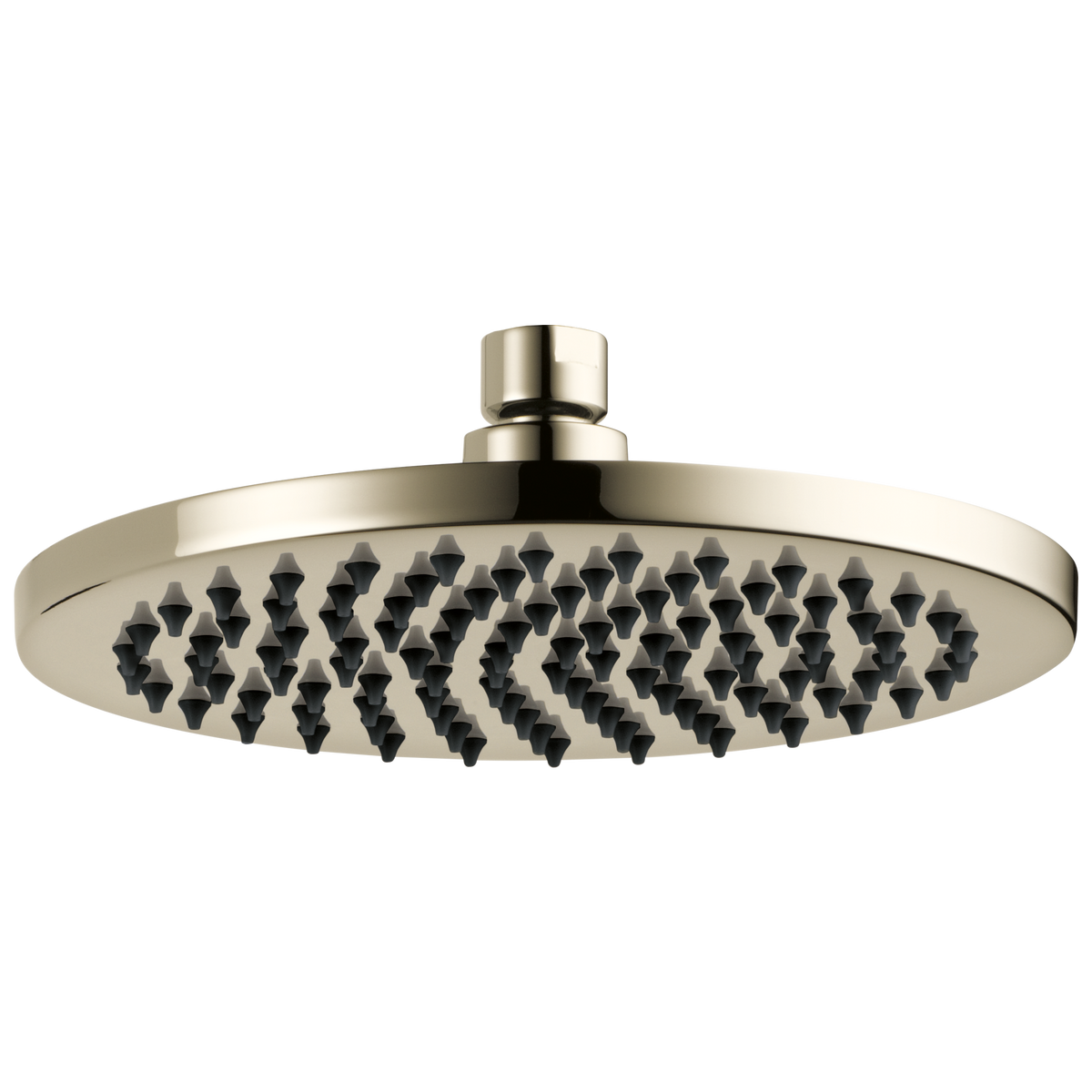 Essential Shower Series 8" Linear Round Single-Function Raincan Shower Head - 2.5 GPM - Brilliance® Polished Nickel