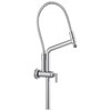 Essential Shower Series 10 7/16" Classic Slide Bar Shower Arm And Flange - Polished Chrome