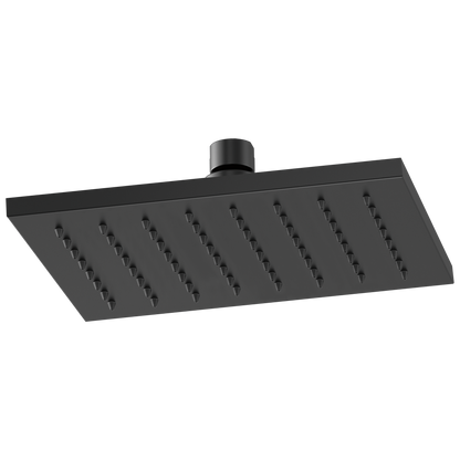 Siderna Rectangular Raincan Showerhead - Matte Black