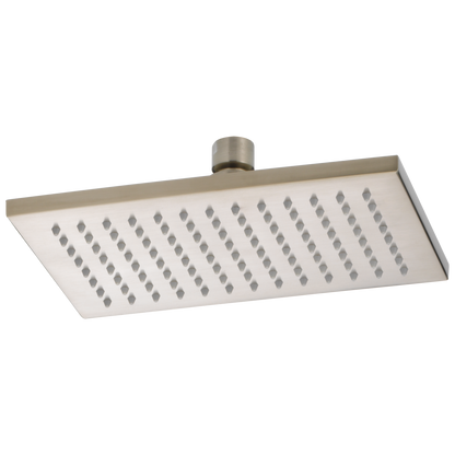 Siderna Rectangular Raincan Showerhead - Brilliance® Brushed Nickel