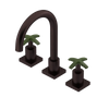 Rubinet Widespread Lav. Set. (less drain) Oil Rubbed Bronze