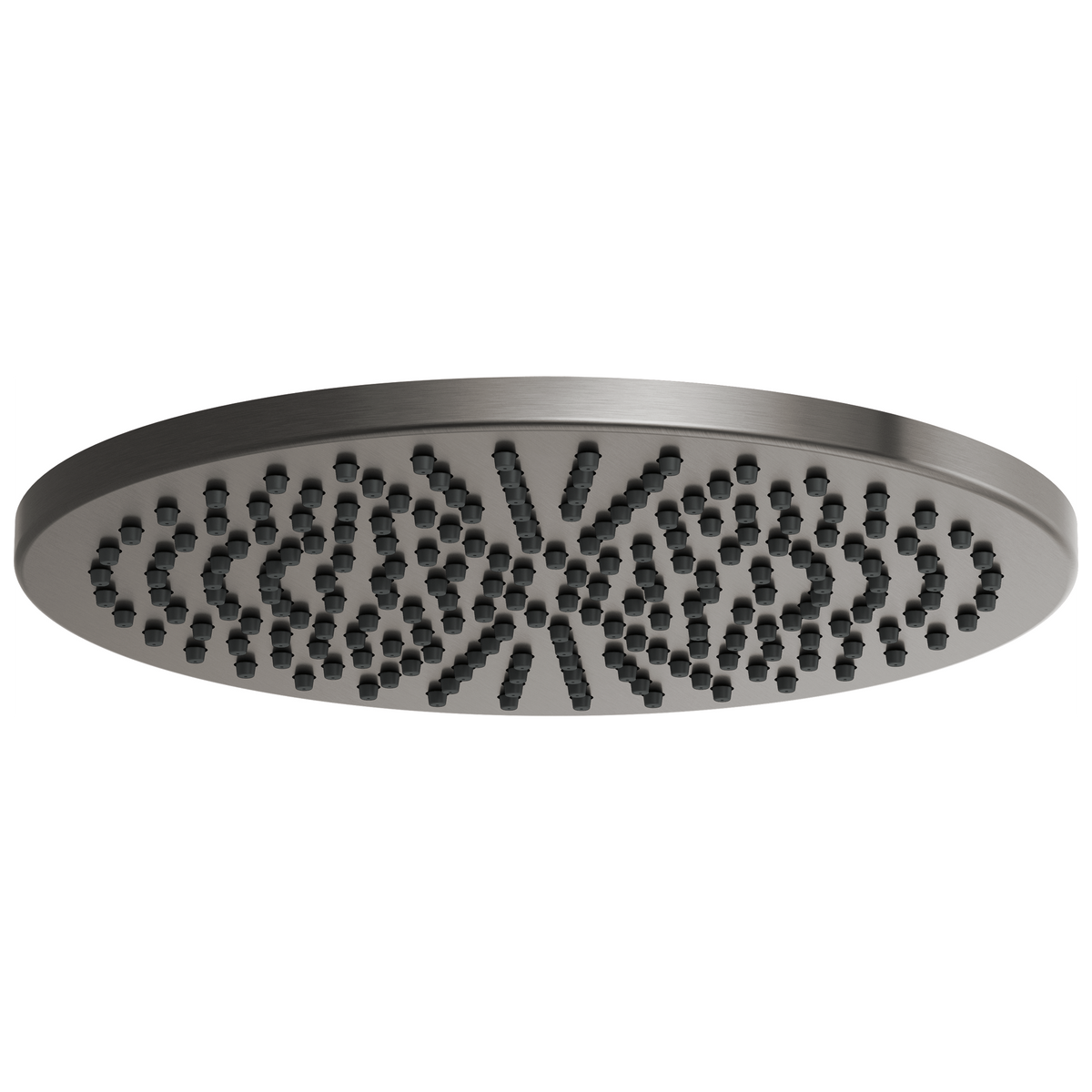 Essential Shower Series 12" Linear Round Single-Function Raincan Shower Head - 2.5 GPM - Brilliance® Luxe Steel®