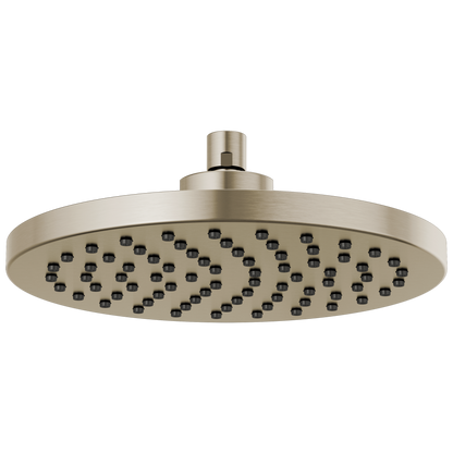 Essential Shower Series 10" Linear Round Single-Function Raincan Shower Head - 1.75 GPM - Brilliance® Brushed Nickel