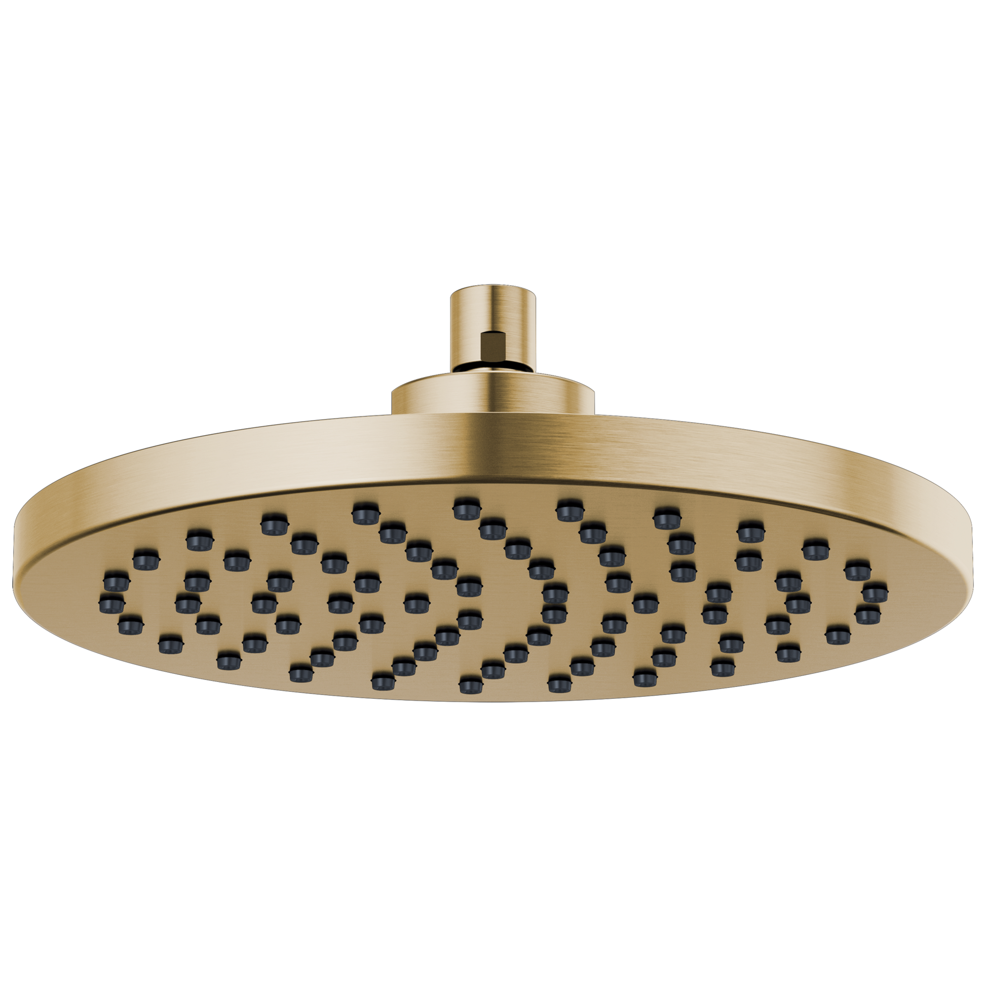 Essential Shower Series 10" Linear Round Single-Function Raincan Shower Head - 1.75 GPM - Brilliance® Luxe Gold®