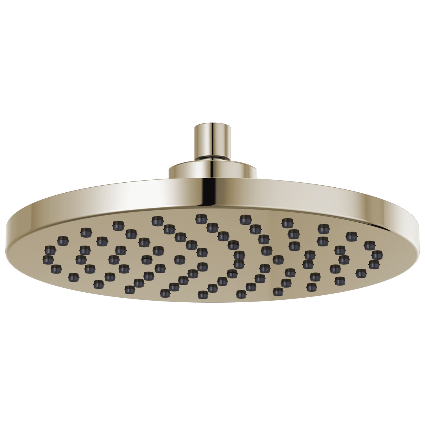Essential Shower Series 10" Linear Round Single-Function Raincan Shower Head - 1.75 GPM - Brilliance® Polished Nickel