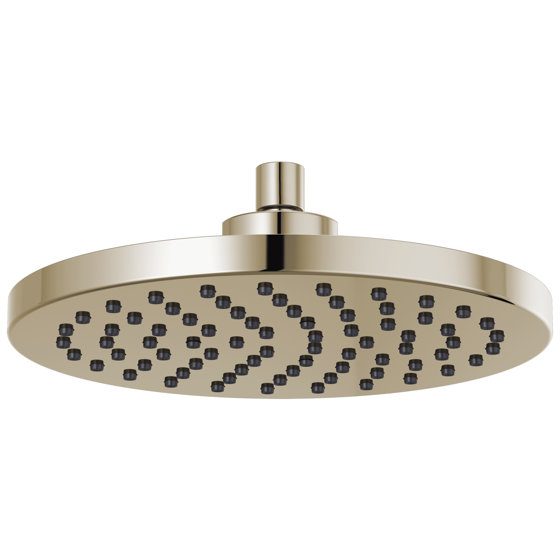 Essential Shower Series 10" Linear Round Single-Function Raincan Shower Head - 1.75 GPM - Brilliance® Polished Nickel