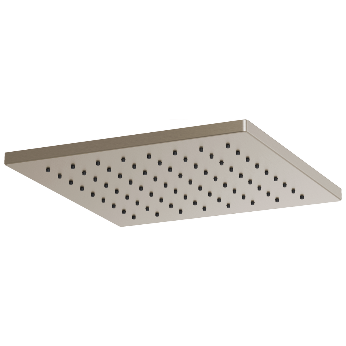 Essential Shower Series 12" Linear Square Single-Function Raincan Shower Head - 1.75 GPM - Brilliance® Brushed Nickel