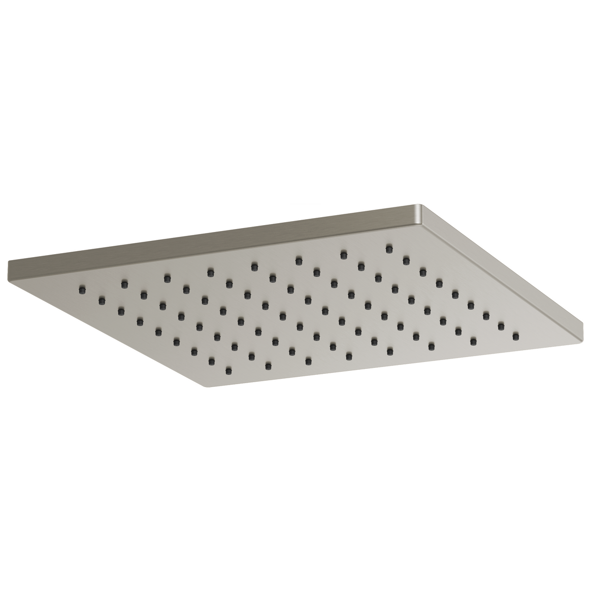 Essential Shower Series 12" Linear Square Single-Function Raincan Shower Head - 1.75 GPM - Brilliance® Luxe Nickel®