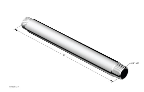 8" Straight Shower Arm 11206