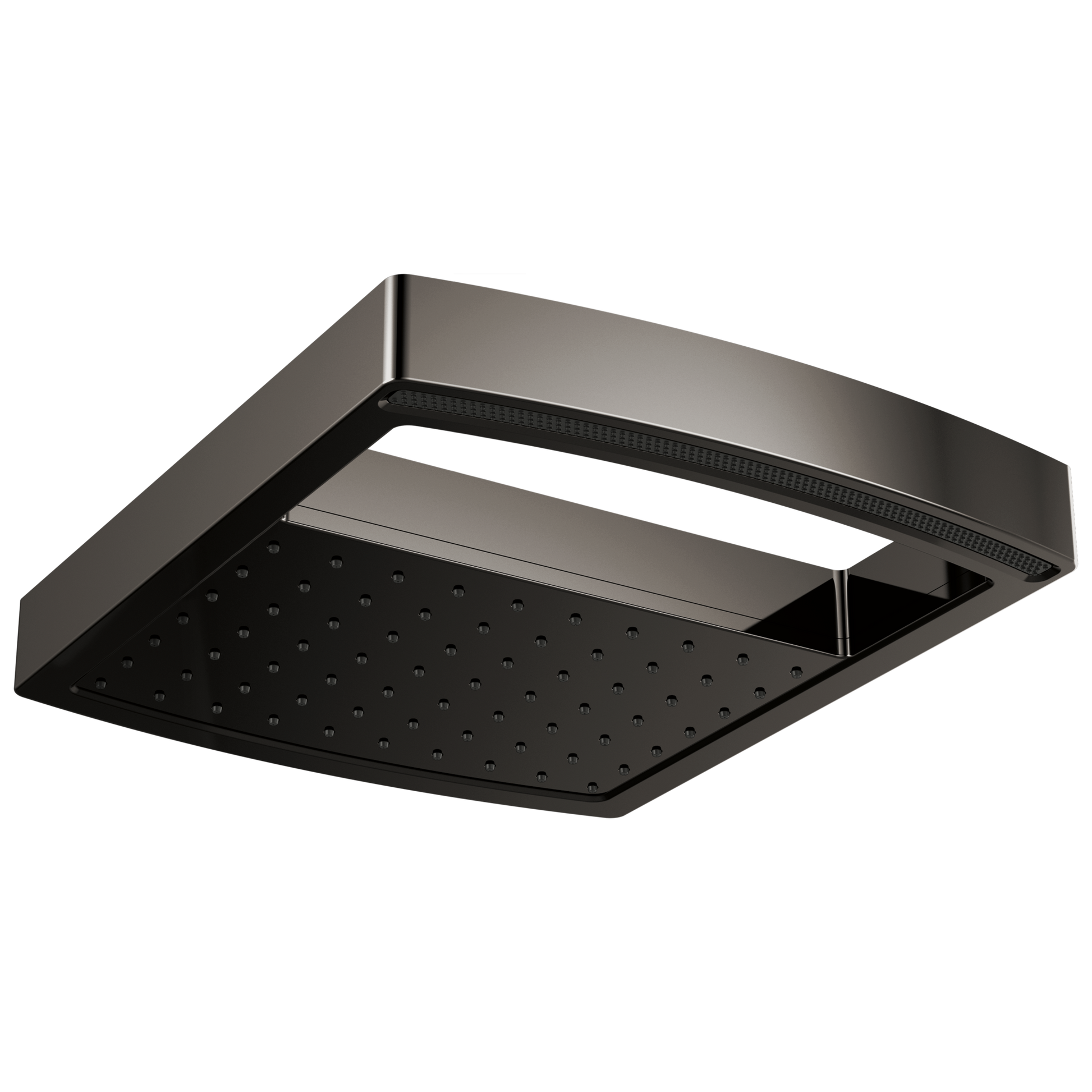 Kintsu 14" Dual Waterway Multi-Function Raincan Shower Head - 1.75 GPM - Brilliance® Black Onyx