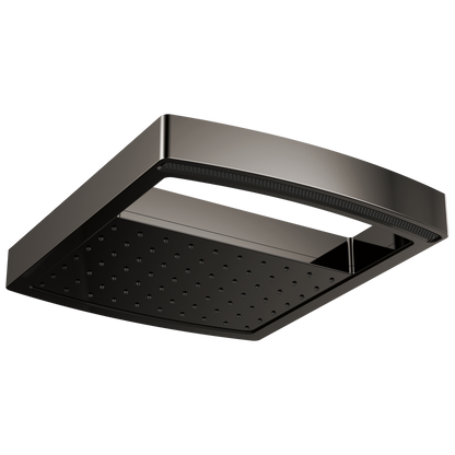 Kintsu 14" Dual Waterway Multi-Function Raincan Shower Head - 1.75 GPM - Brilliance® Black Onyx