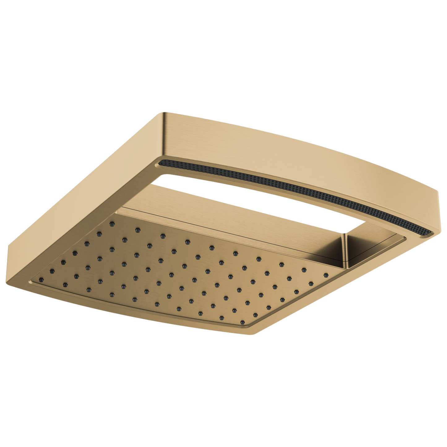 Kintsu 14" Dual Waterway Multi-Function Raincan Shower Head - 1.75 GPM - Brilliance® Luxe Gold®