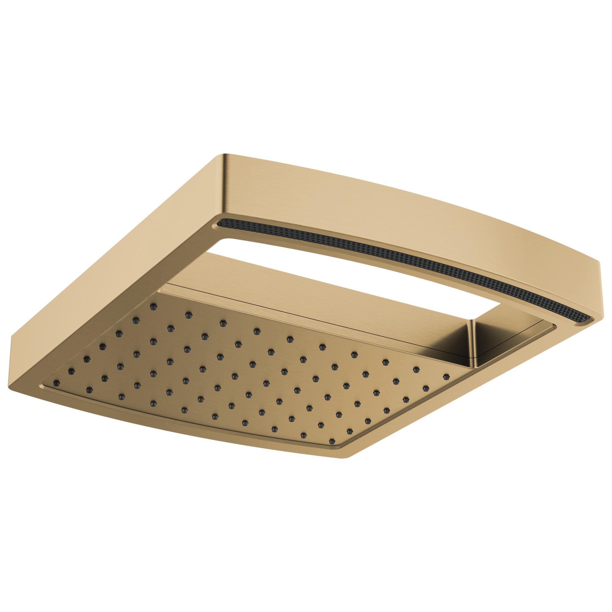 Kintsu 14" Dual Waterway Multi-Function Raincan Shower Head - 1.75 GPM - Brilliance® Luxe Gold®