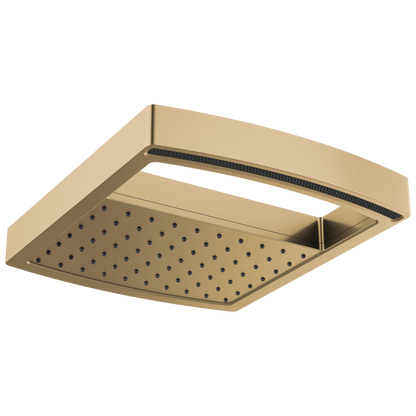 Kintsu 14" Dual Waterway Multi-Function Raincan Shower Head - 1.75 GPM - Brilliance® Luxe Gold®