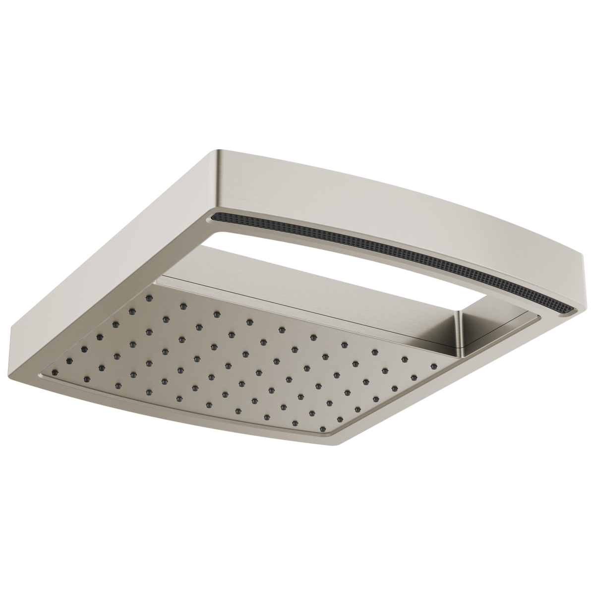 Kintsu 14" Dual Waterway Multi-Function Raincan Shower Head - 2.5 GPM - Brilliance® Luxe Nickel®