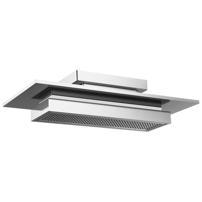Frank Lloyd Wright Bath Collection by Brizo 21” Single-Function Raincan Shower Head with Integrated Lighting - 1.75 GPM - Polished Chrome
