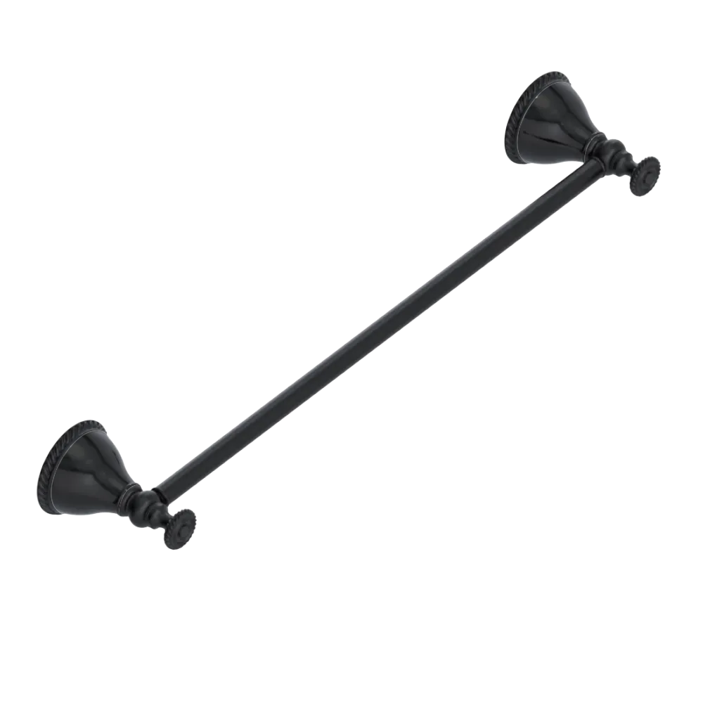 Rubinet Towel Bar 24" Matt Black