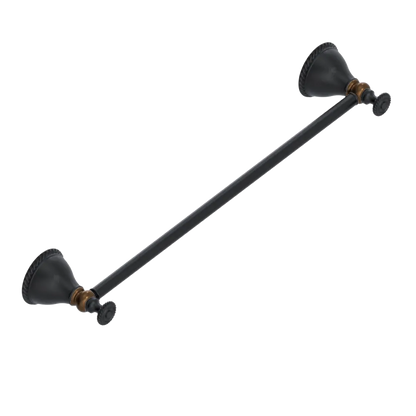 Rubinet Towel Bar 24" Matt Black
