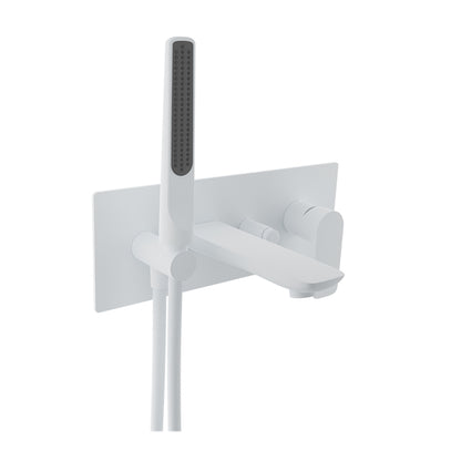 Baril Wall-mounted tub faucet with hand shower