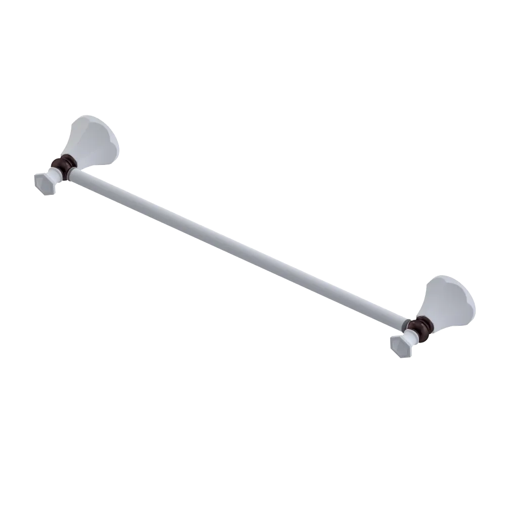 Rubinet Towel Bar 18" Matt White